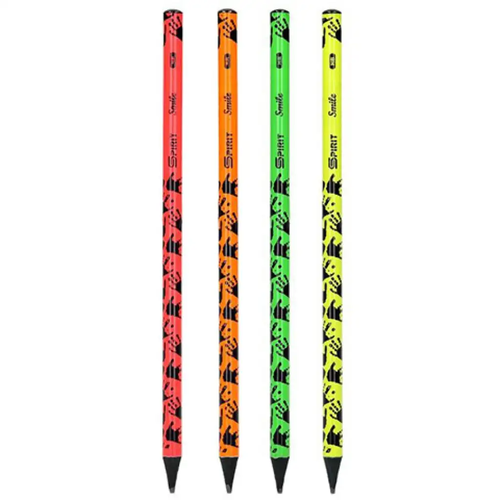 Spirit: HB-Bleistift mit Handabdruckmuster in verschiedenen Farben, 1 Stück kép 2