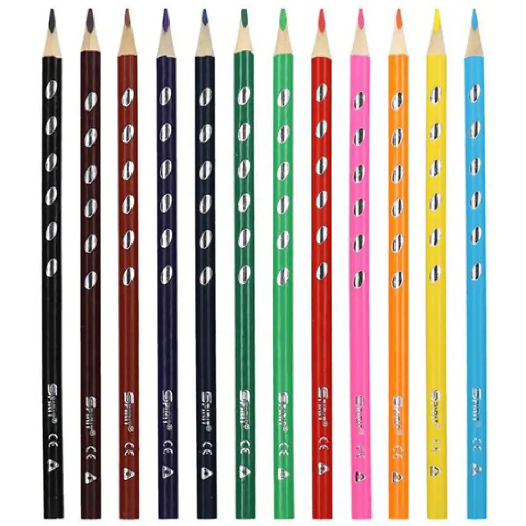 Spirit: Dreikant-Buntstifte 12er-Set kép 2