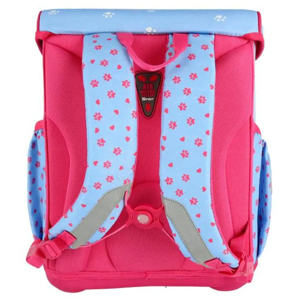 Spirit: White Cat weißer Katzen-Schulranzen, Rucksack 5-teiliges Set 38x17x28cm kép 2