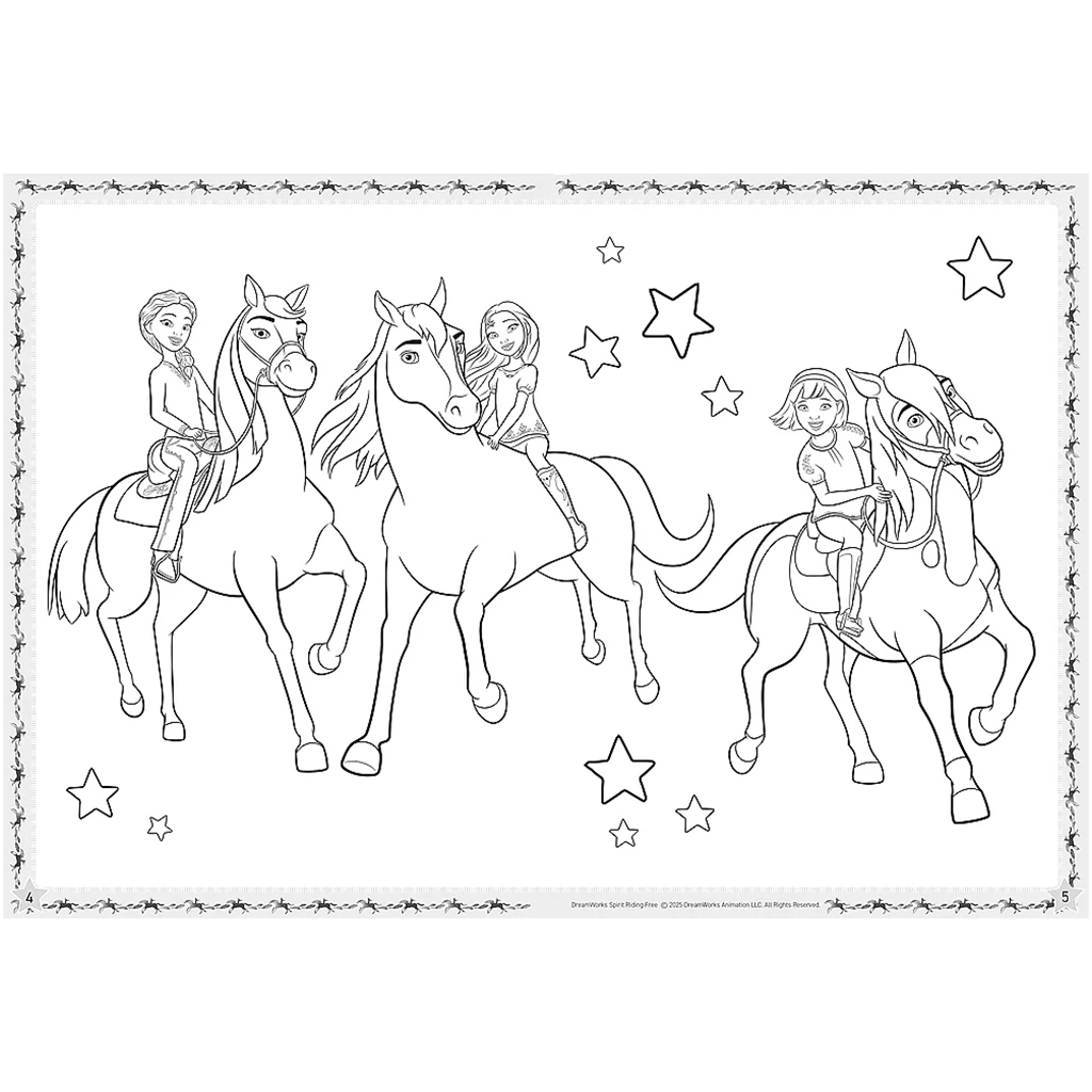 Spirit, das wilde, frei galoppierende Ausmalbuch – Trefl kép 3