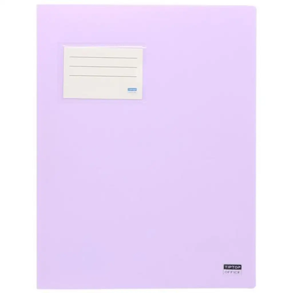 Spirit: Aktenordner mit Kartenhalter in helllila Farbe A4