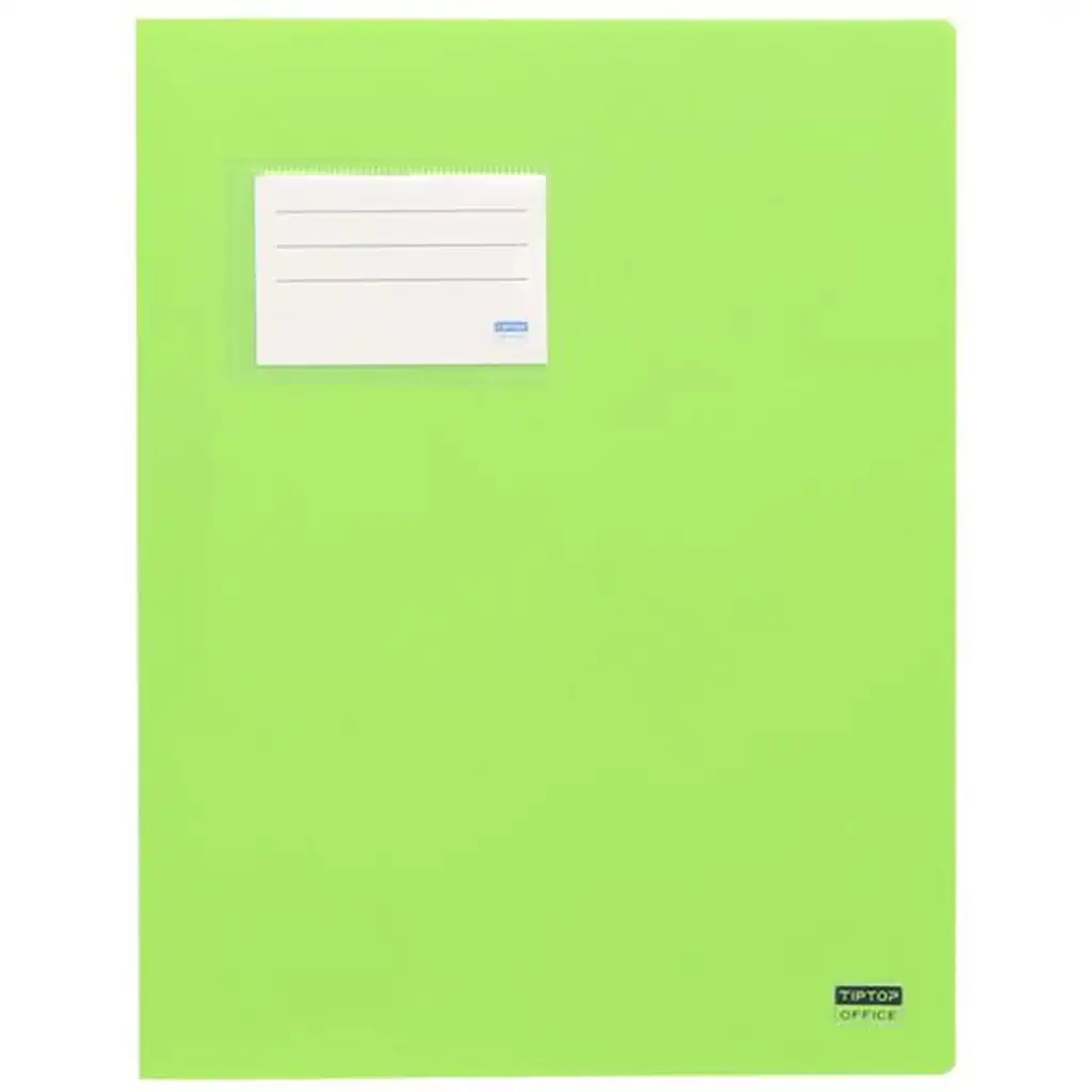 Spirit: Ringbuch mit Kartenhalter in Limettengrün A4