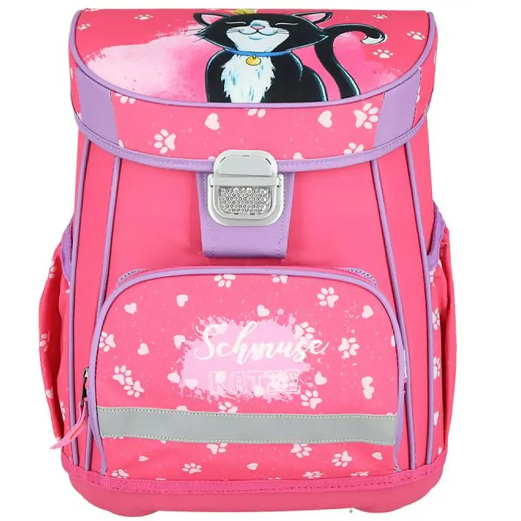 Spirit: Cat Queen schwarzer Katzen-Schulranzen, Rucksack 5-teiliges Set 38x17x28cm kép 2