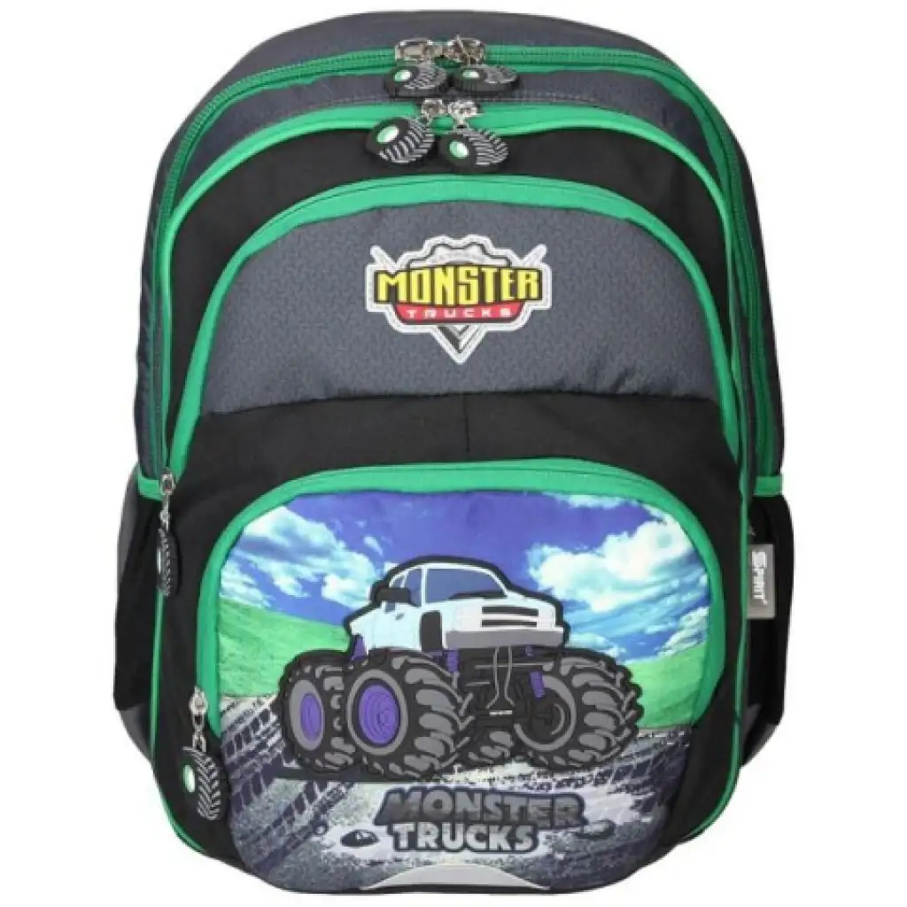 Spirit: Monster Truck ergonomikus iskolatáska hátizsák kép 1