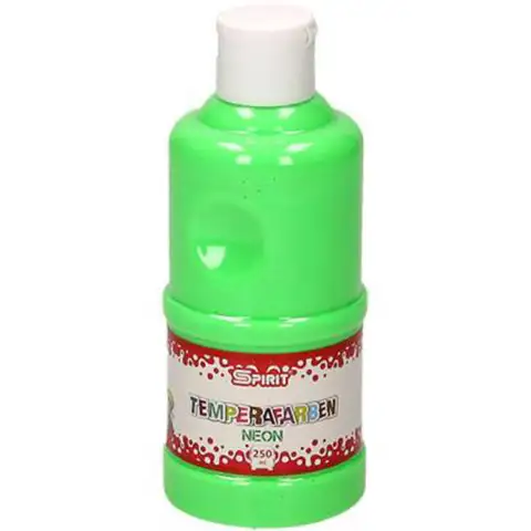 Spirit: Temperafarbe neon grün 250ml