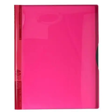 Spirit: Neonrot Präsentationsmappe 40 Hüllen A4