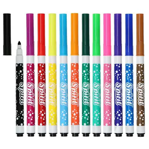 Spirit: Premium-Filzstift-Set in 12 Farben kép 2
