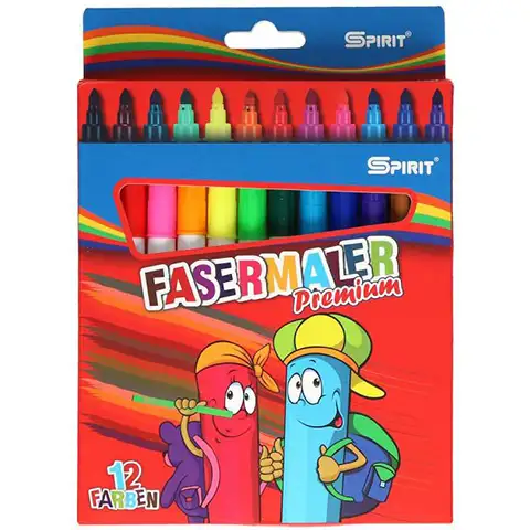 Spirit: Premium-Filzstift-Set in 12 Farben