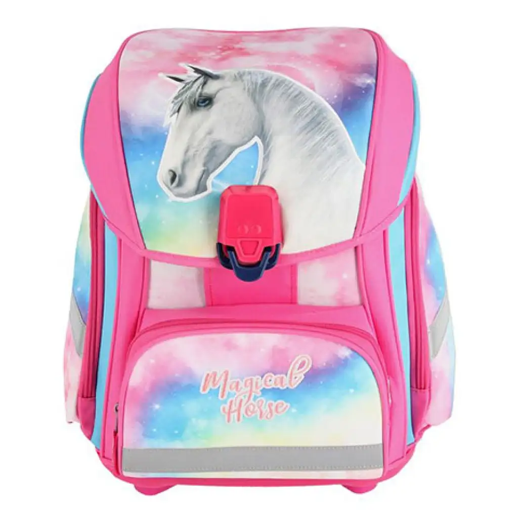 Spirit: Magical Horse 5db-os iskolatáska szett kiegészítőkkel LED fénnyel kép 2