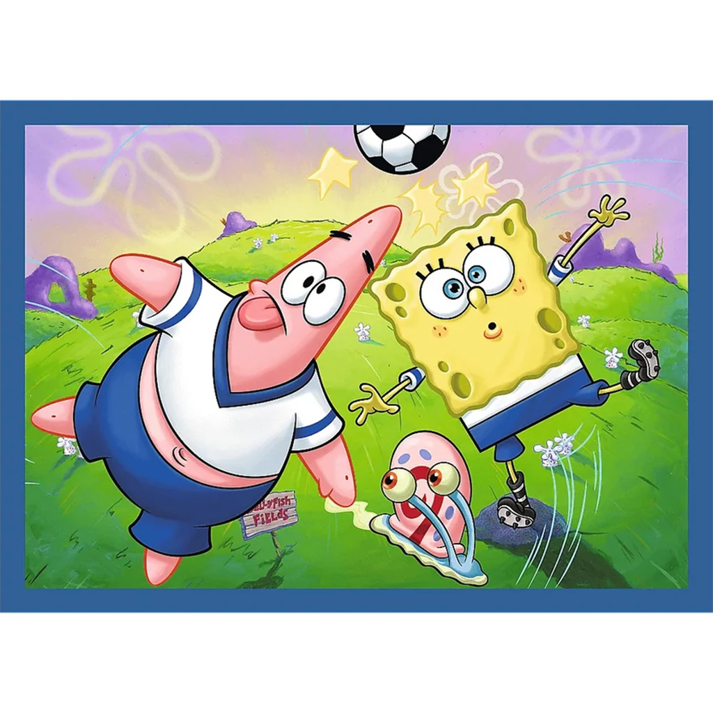 Spongyabob 4 az 1-ben 35-48-54-70db-os puzzle - Trefl kép 5