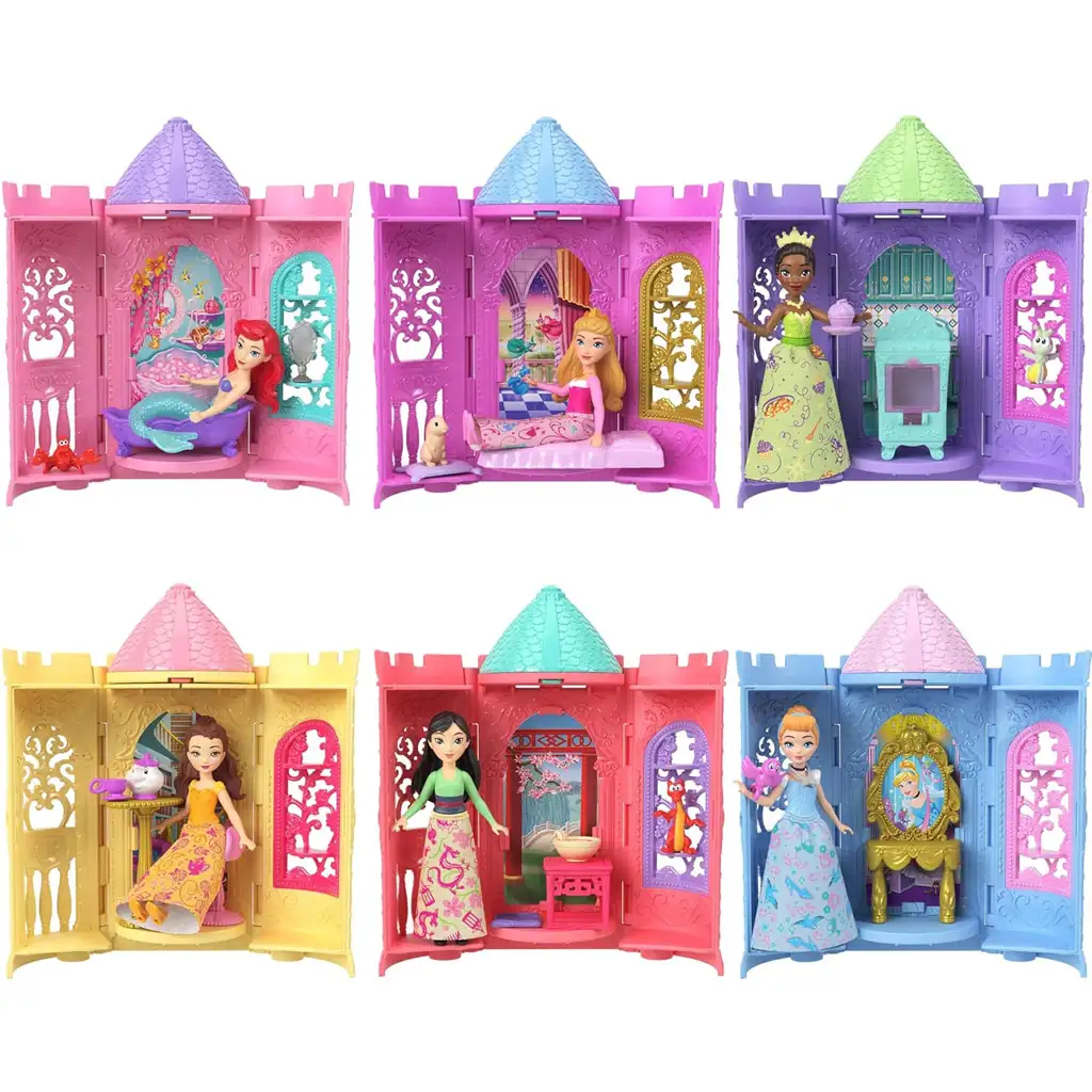 Disney Hercegnők: Mini Hercegnő meglepetés toronyszoba - Mattel kép 2