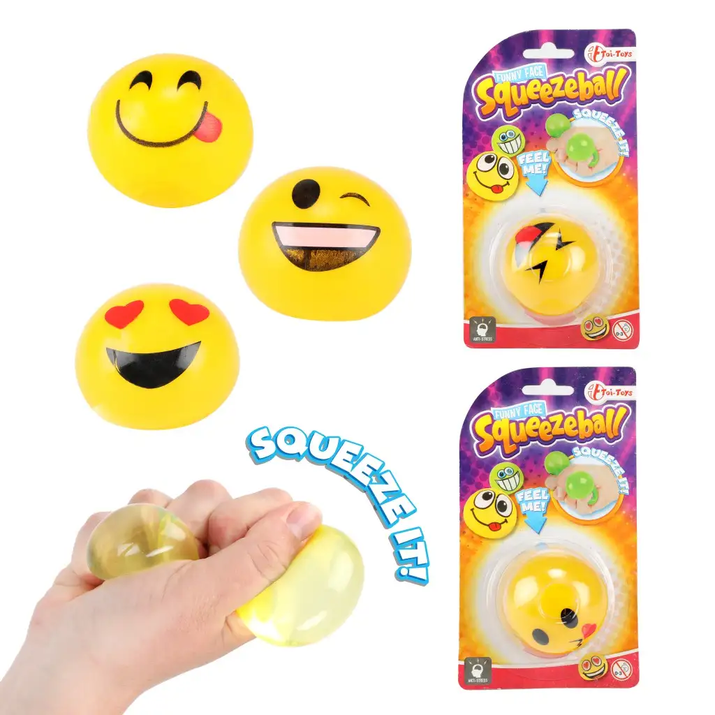 Squeezeball Emoji Ball in verschiedenen Ausführungen 1 Stk kép 2