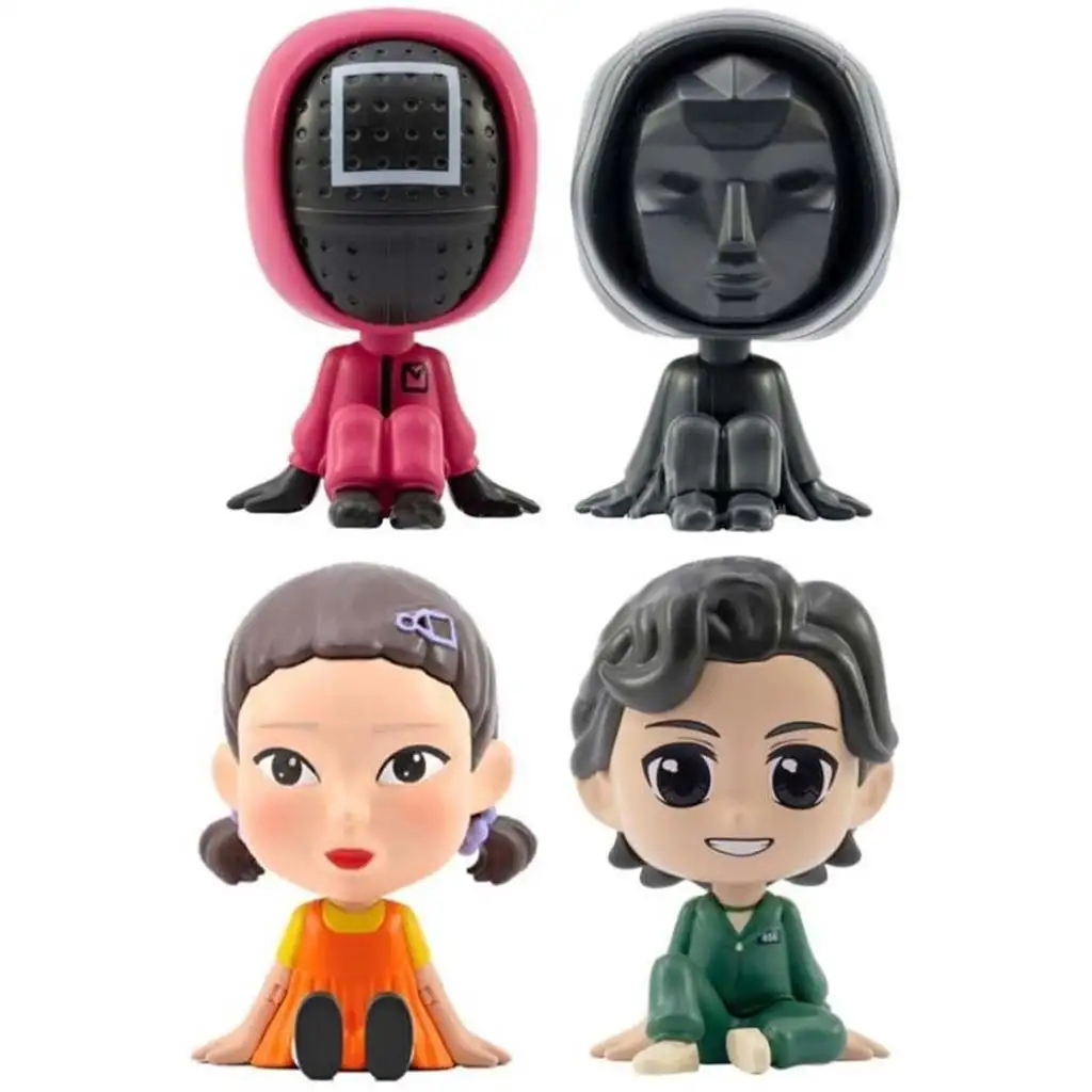 Squid Game Bobble Hero Überraschungs-Mini-Figur 8cm kép 2