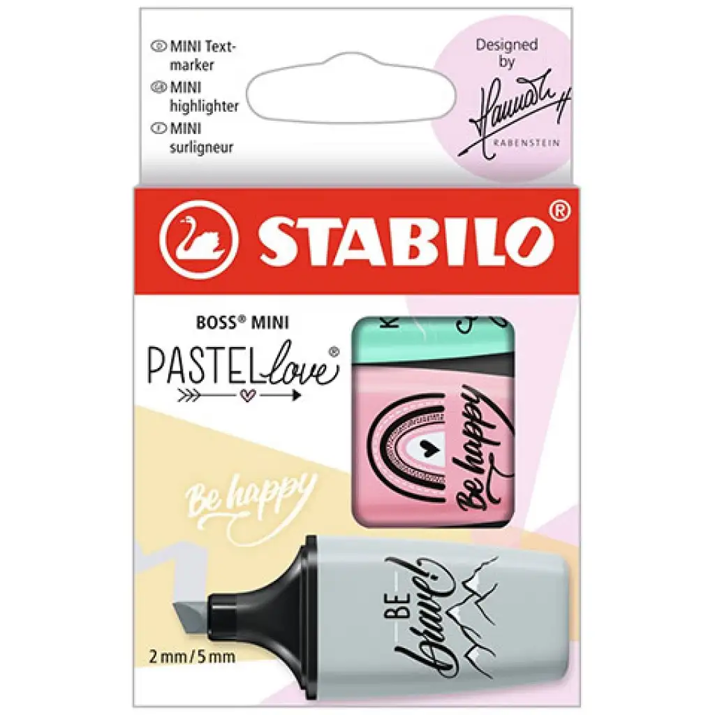 Stabilo: Boss Mini Pastellove szövegkiemelő készlet 3db-os kép 1