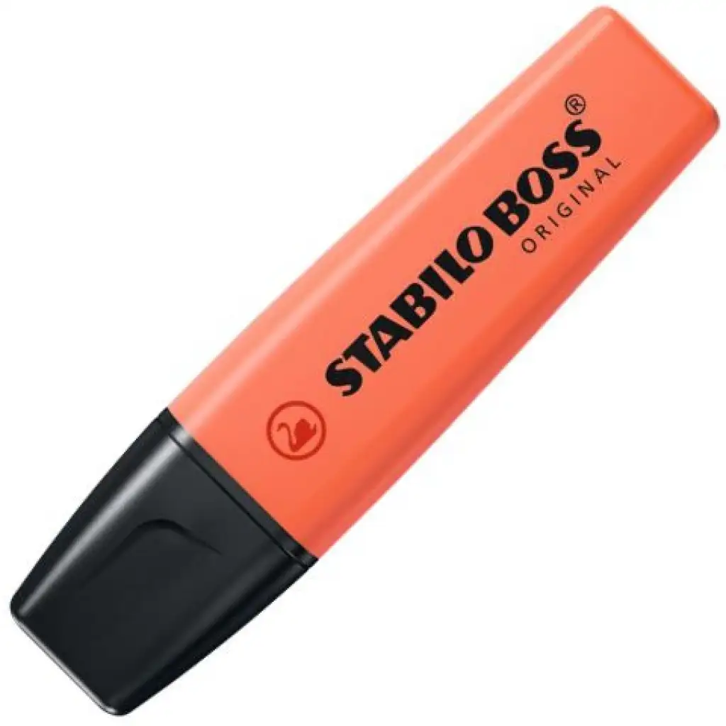 Stabilo: BOSS Original Pastell Textmarker in zartem Korallton 2-5mm