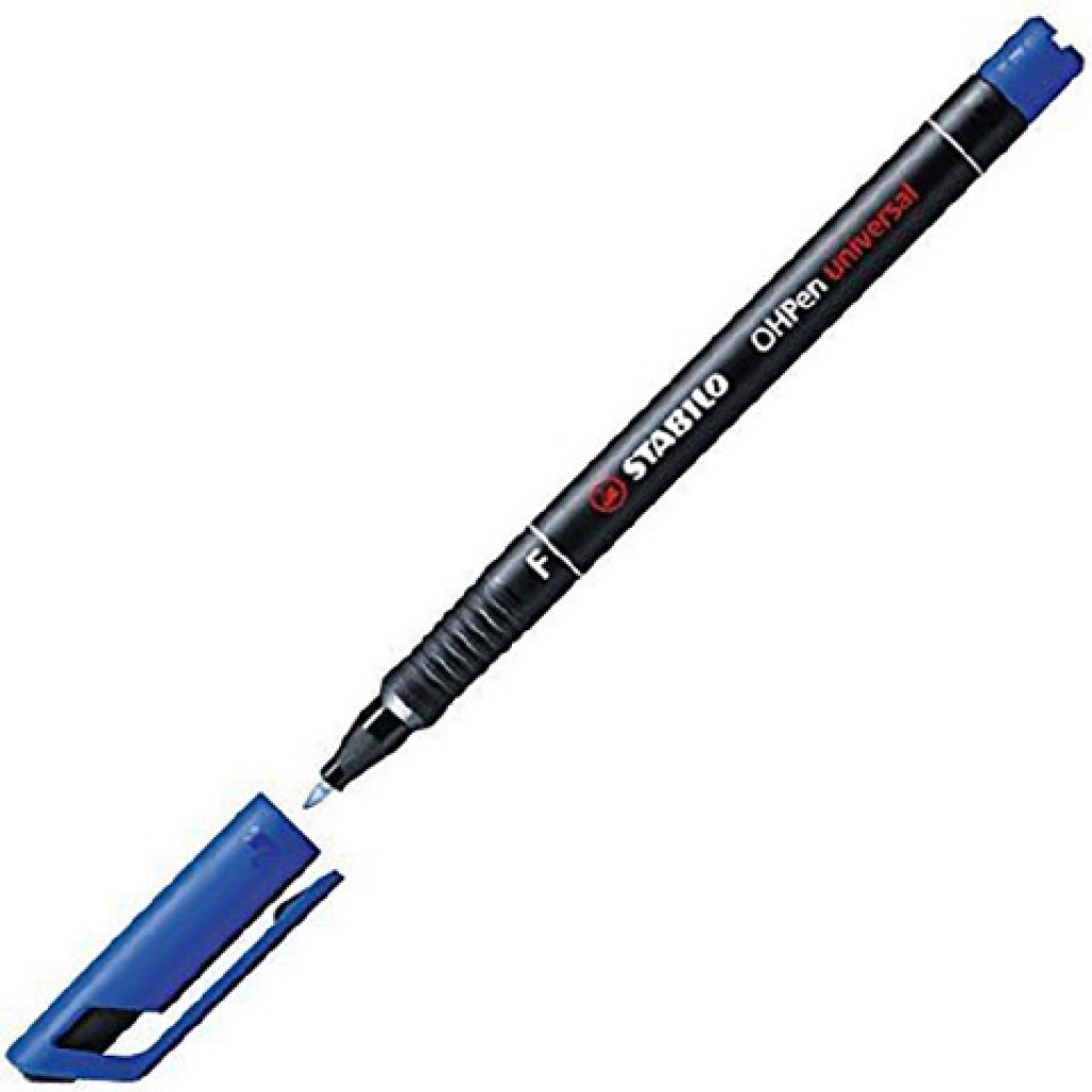 Stabilo OHPen universal F alkoholischer Filzstift in Blau 0,7mm kép 2