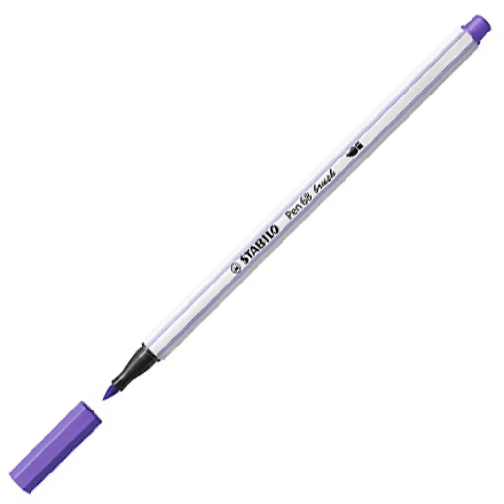 Stabilo: Pen 68 brush ecsetfilc ibolya színben kép 1