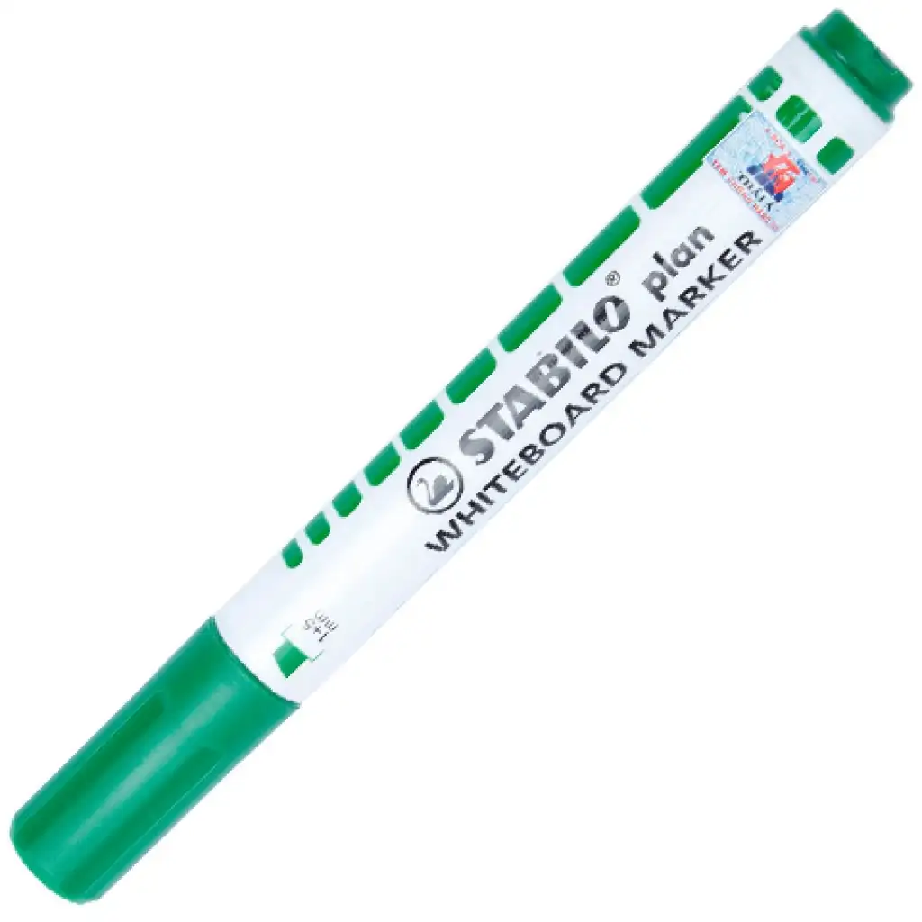 Stabilo: Plan WhiteBoard Marker mit Keilspitze in Grün