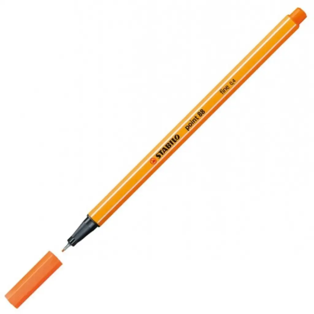 Stabilo: Point 88 Fineliner 0,4mm in hellem Zinnoberrot kép 2