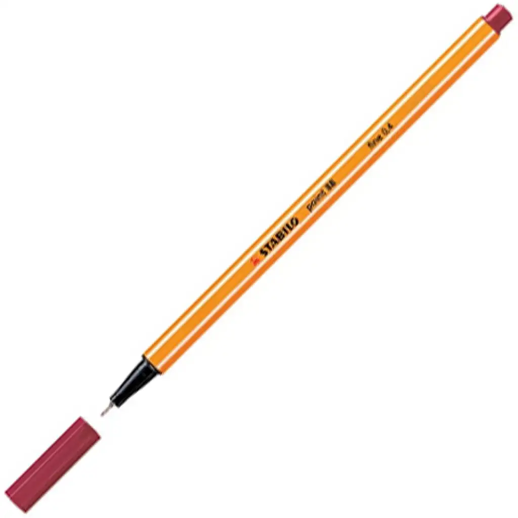 Stabilo: Point 88 Fineliner in Bordeaux, 0,4 mm kép 2