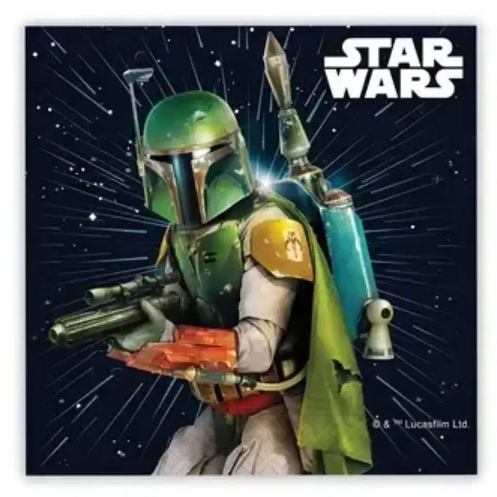 Star Wars Papierserviettenset – 2-lagig, 33x33 cm, 20 Stück