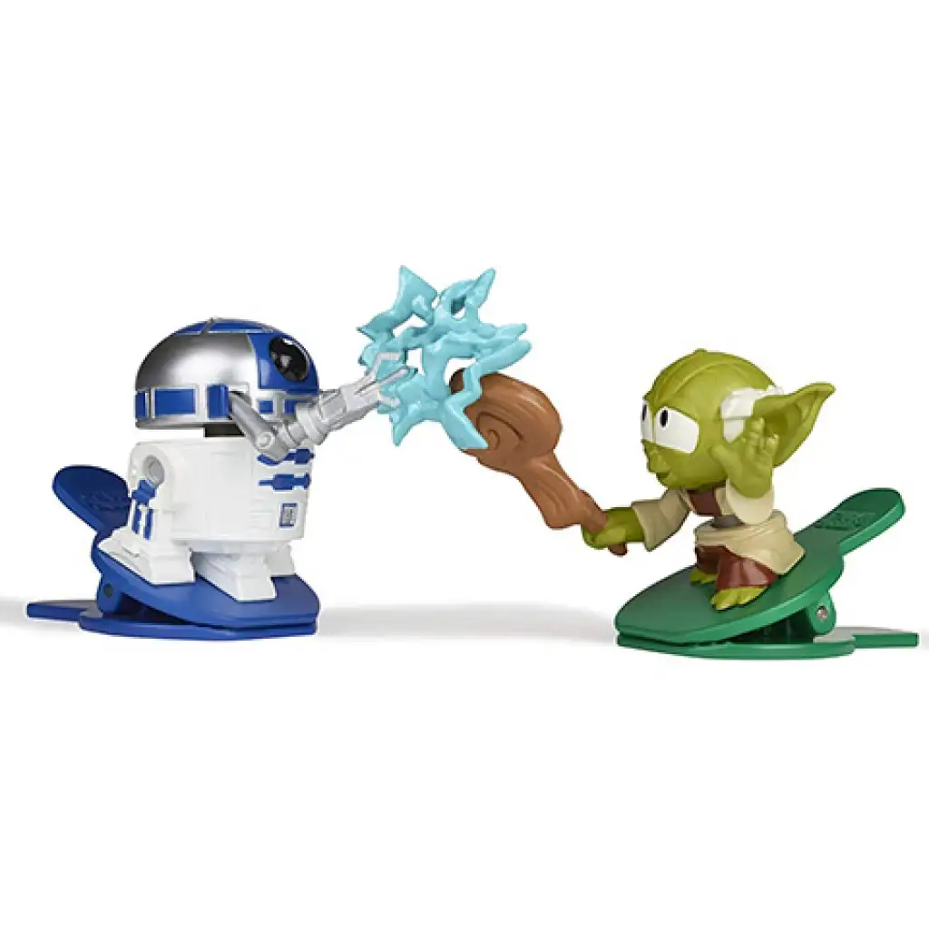 Star Wars Battle Bobblers R2-D2 vs Yoda Clip-Figur - Hasbro kép 2