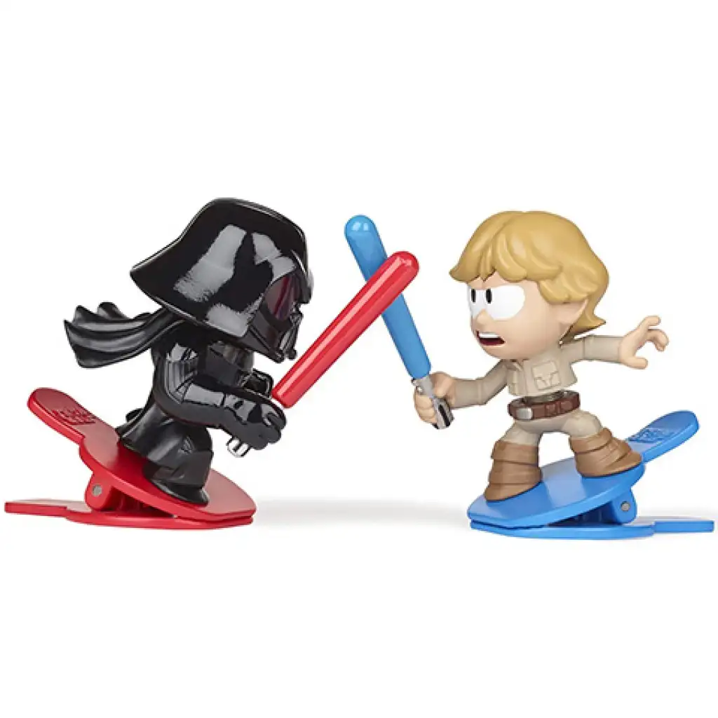 Star Wars Battle Bobblers Vader vs Luke Clip-Figuren - Hasbro kép 2
