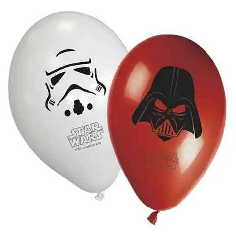 Star Wars Luftballons 28 cm groß im 8er-Set