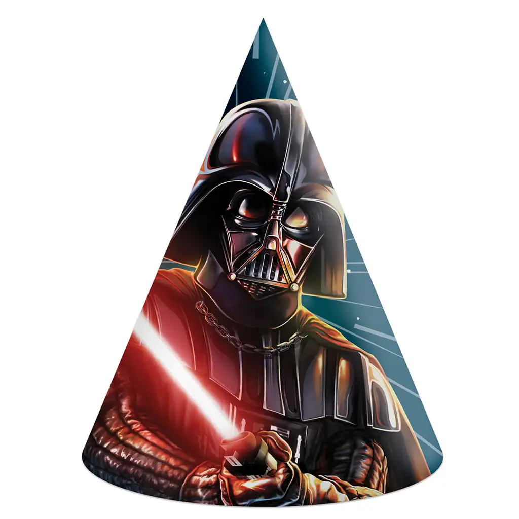 Star Wars party papírkalap 6db-os szett kép 1