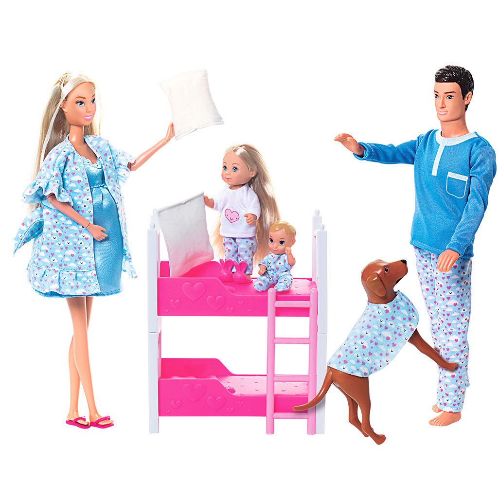 Steffi Love – Pyjama-Party Familienset - Simba Toys kép 3
