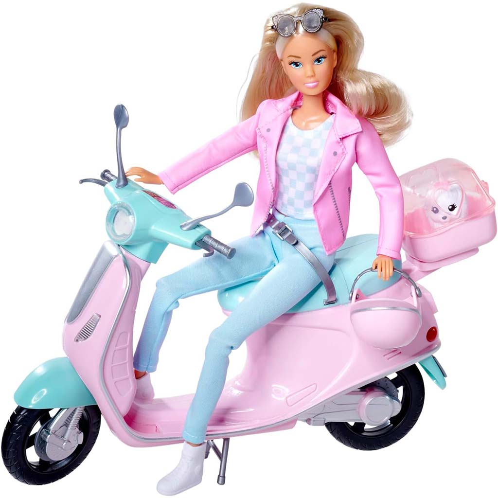 Steffi Love: Steffi-Puppe mit Roller-Spielset - Simba Toys kép 2