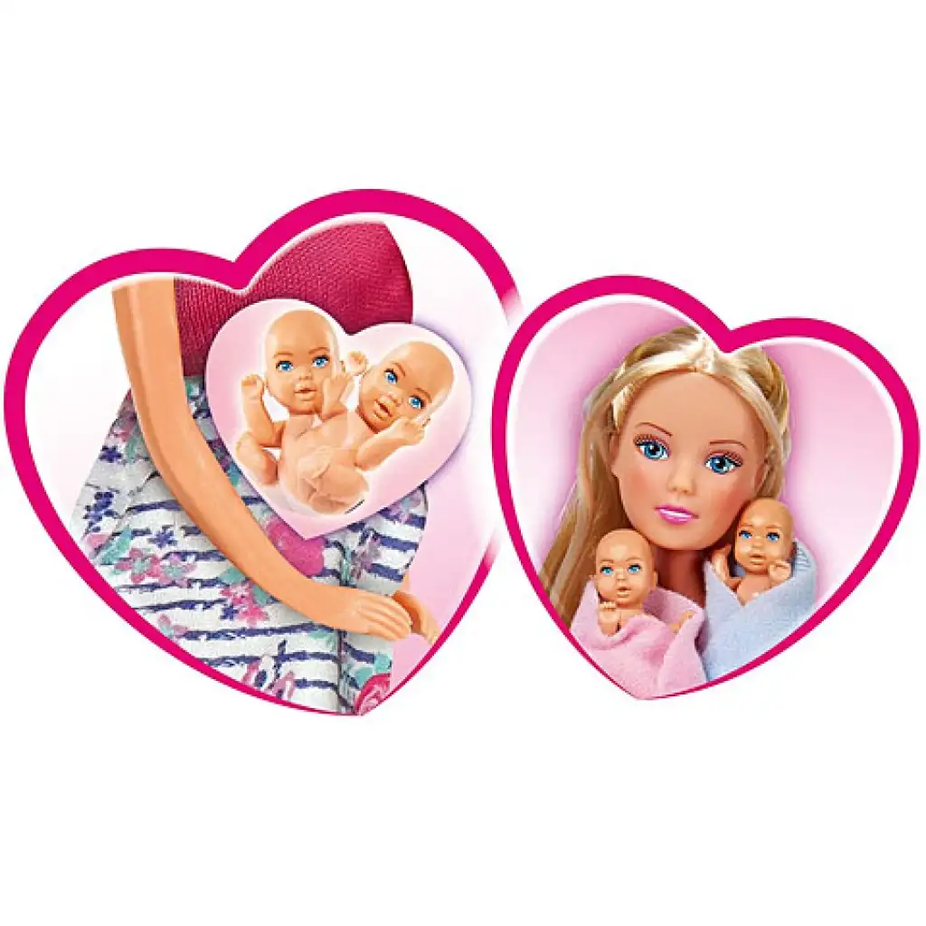 Steffi Love: Schwangere Steffi Love Puppe mit Zubehör - Simba Toys kép 5