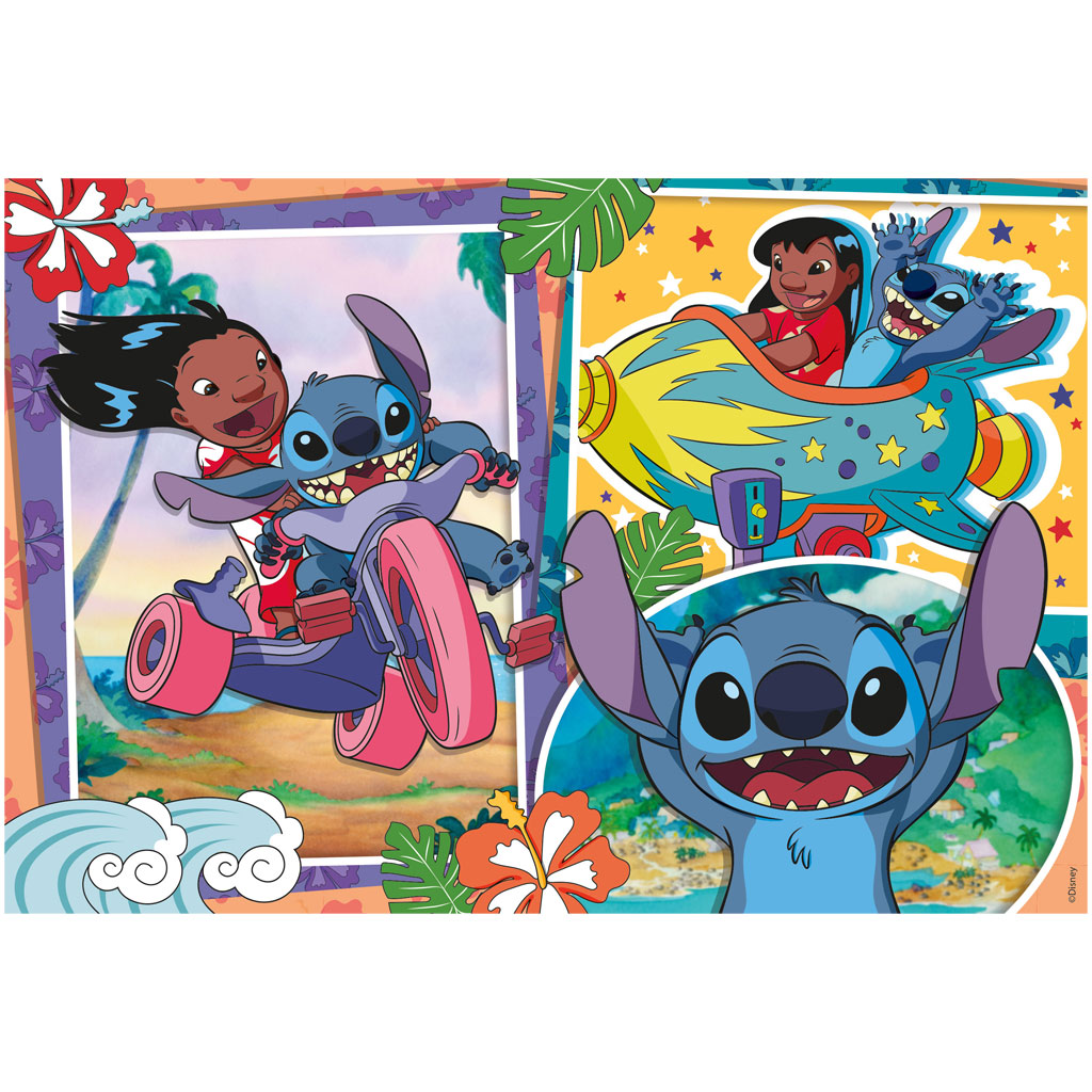 Stitch 2-in-1 Puzzle und Ausmalbild mit 250 Teilen, 50x35 cm – Lisciani kép 2