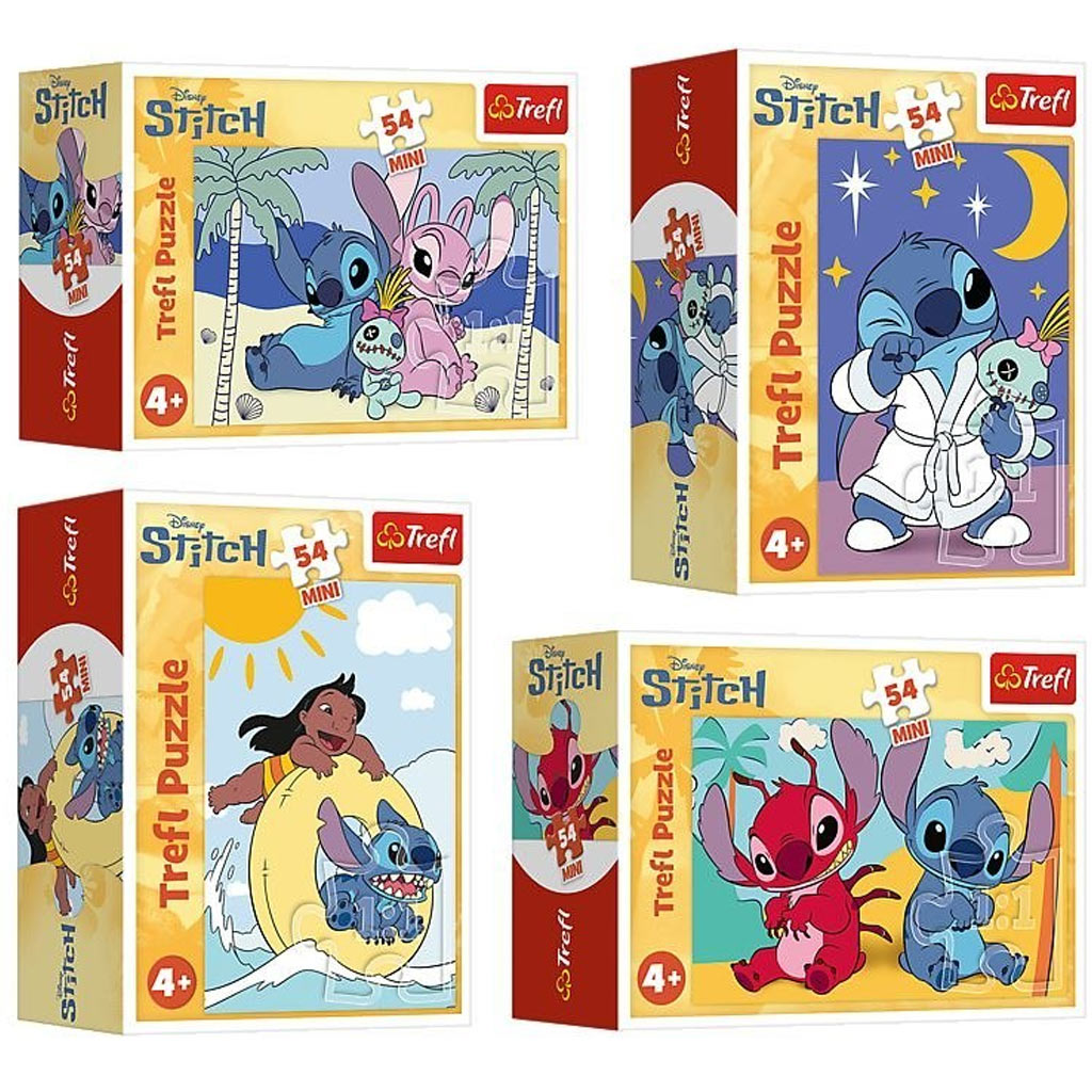 Stitch 54-teiliges Mini-Puzzle, in mehreren Varianten, 1 Stück - Trefl