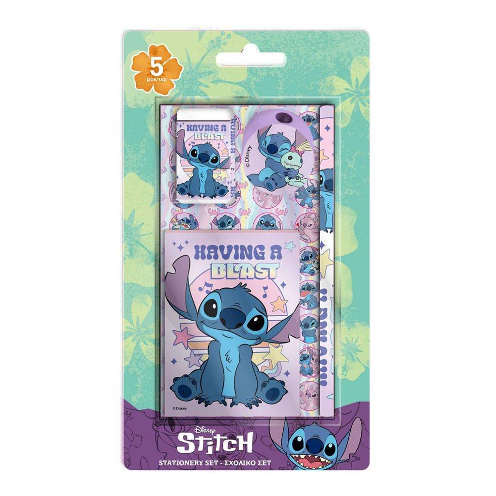 Luna: Disney Stitch 5db-os írószer szett kép 1