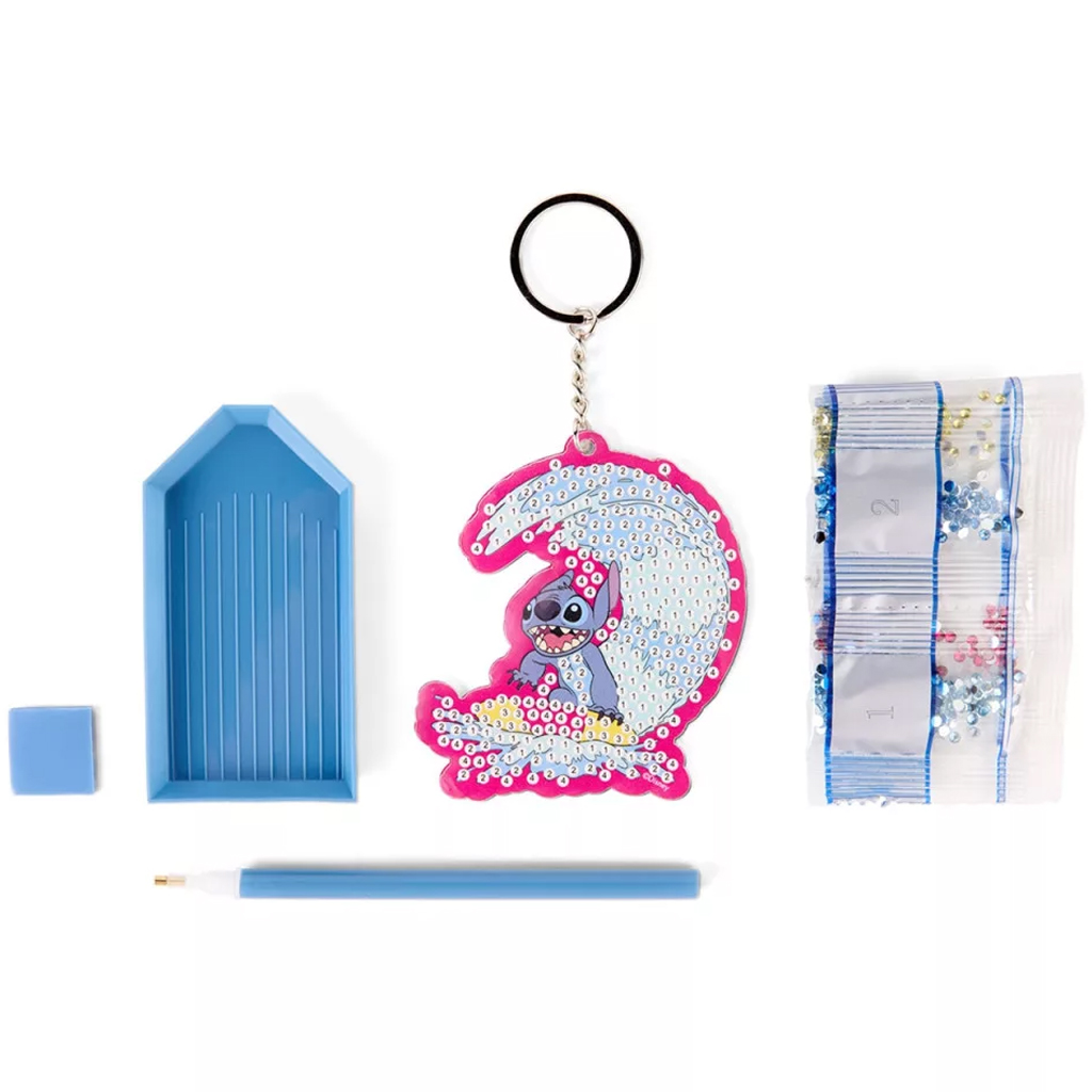 Canenco: Stitch Diamantmalerei-Schlüsselanhänger kép 2