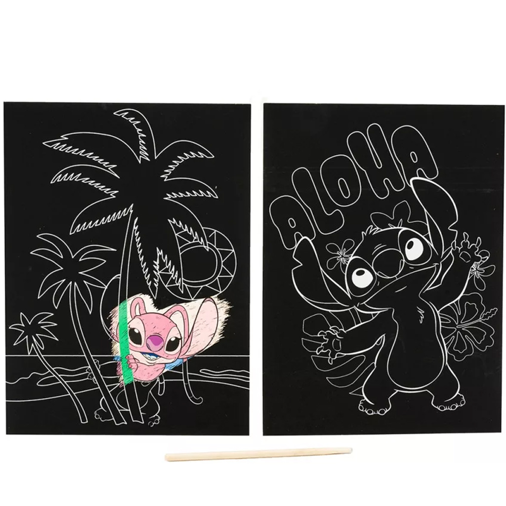 Canenco: Stitch Kratzbild-Poster, 29x15 cm, 2 Stück kép 3