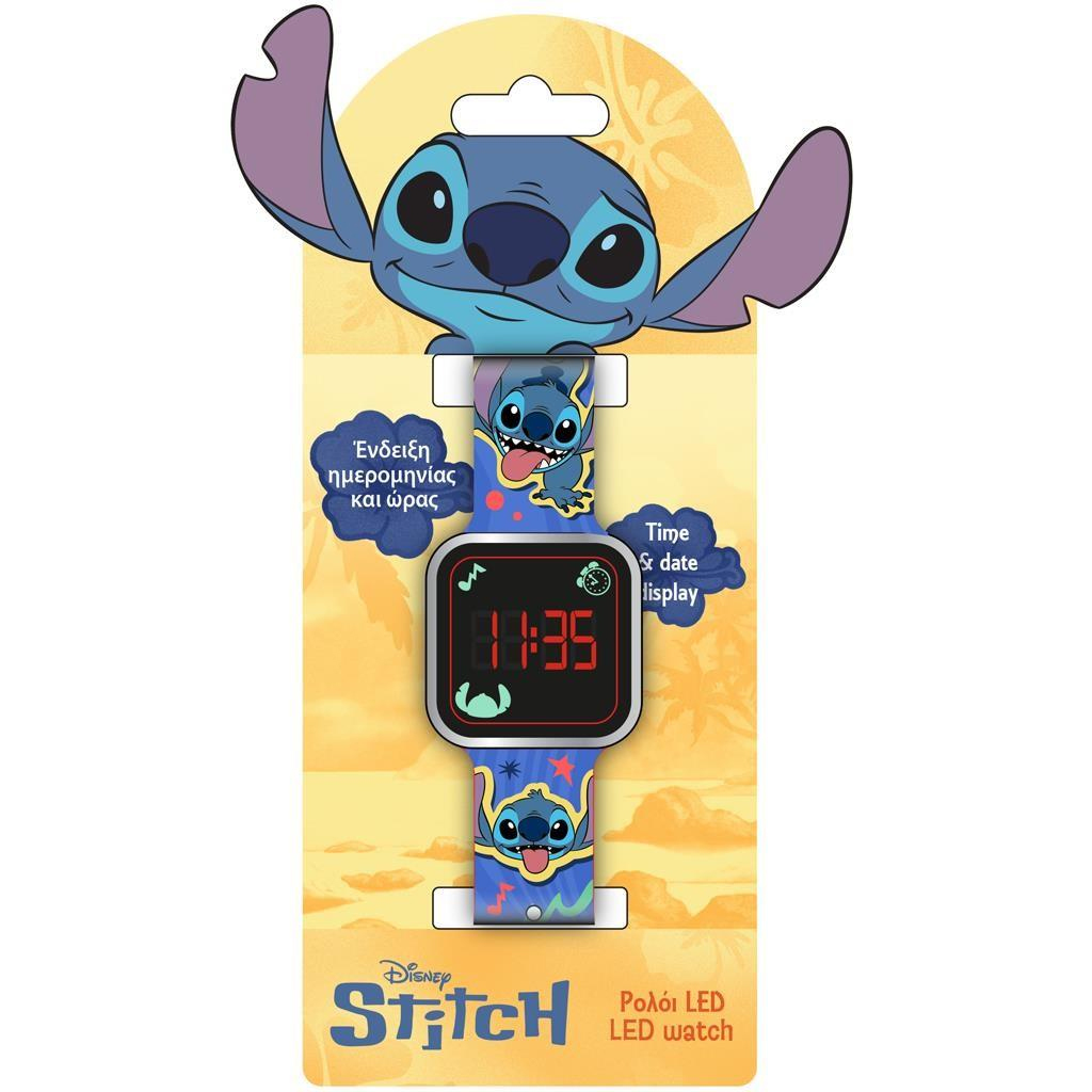 Luna: Stitch LED-es karóra kép 1