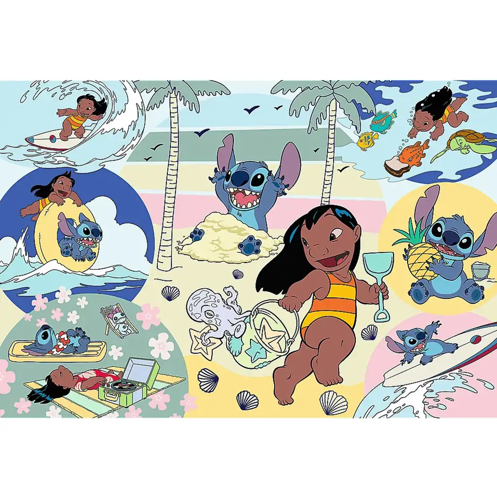 Lilo und Stitch Abenteuer 160-teiliges Puzzle - Trefl kép 2