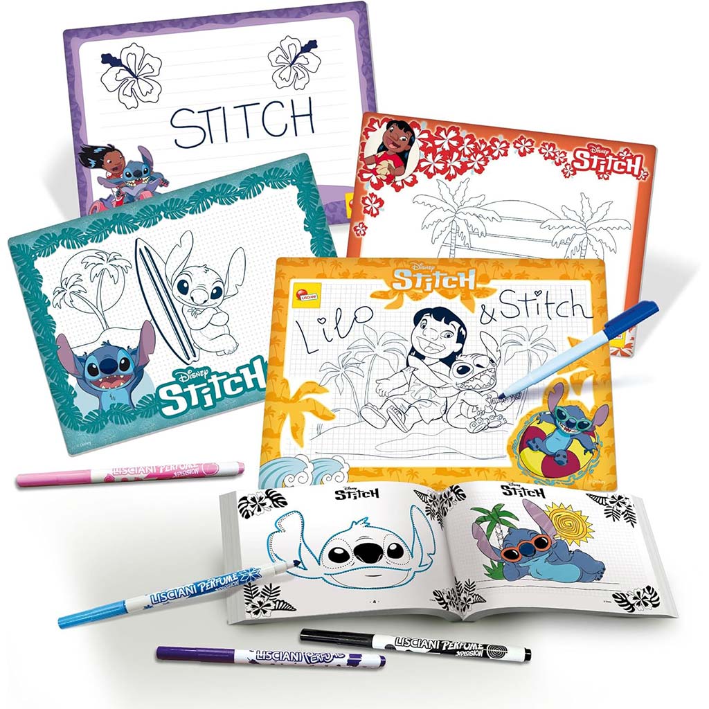 Disney Stitch Zeichenschule Set - Lisciani kép 2