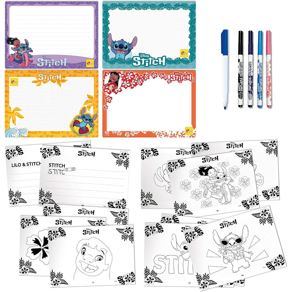 Disney Stitch Zeichenschule Set - Lisciani kép 3