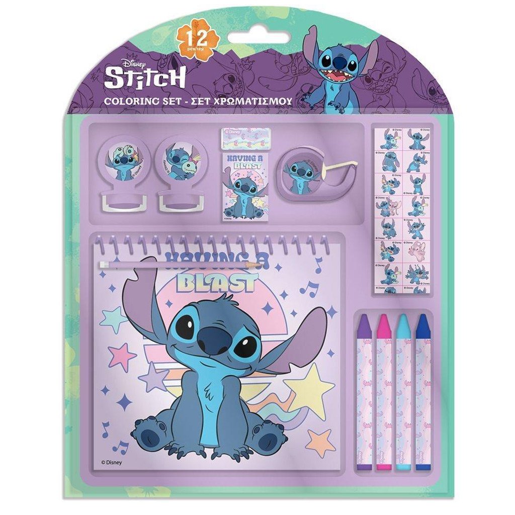 Luna: Stitch 12-teiliges Malset