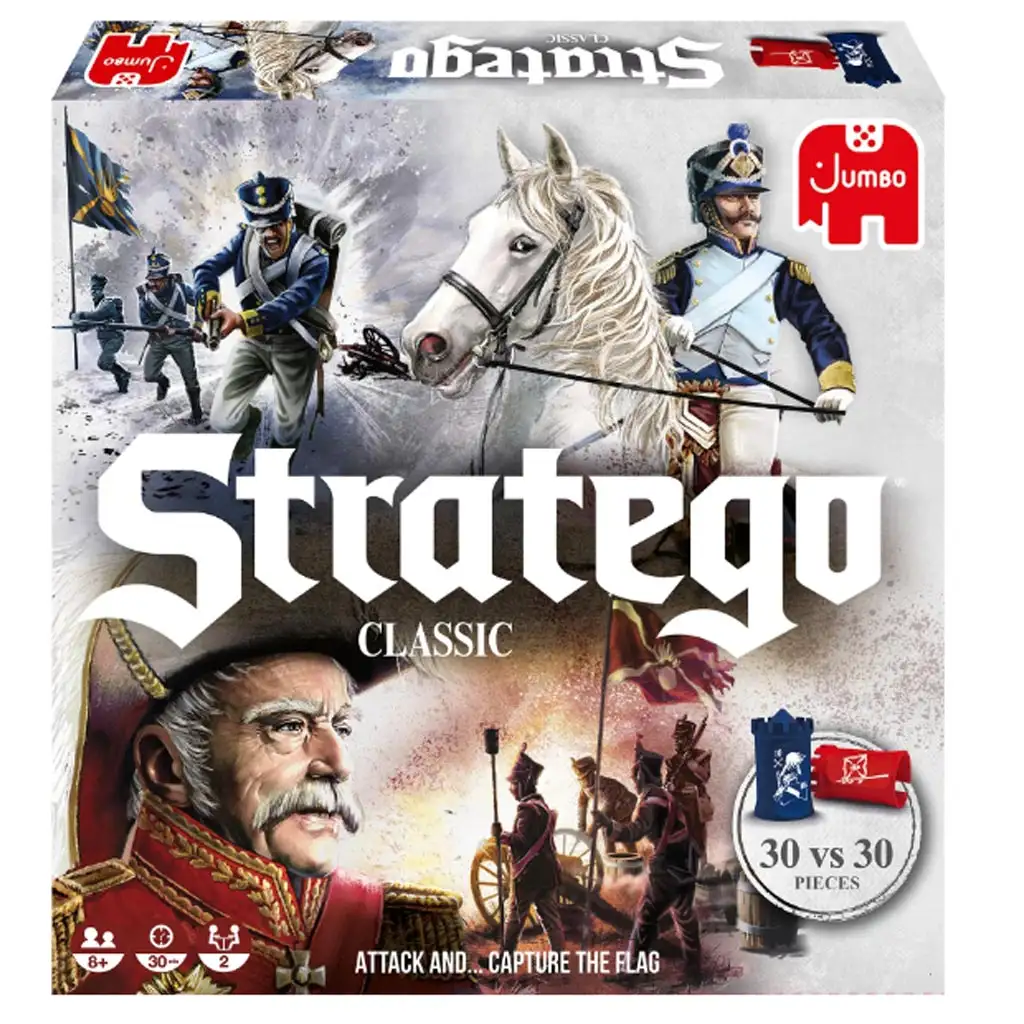 Stratego Classic Brettspiel - Jumbo kép 2