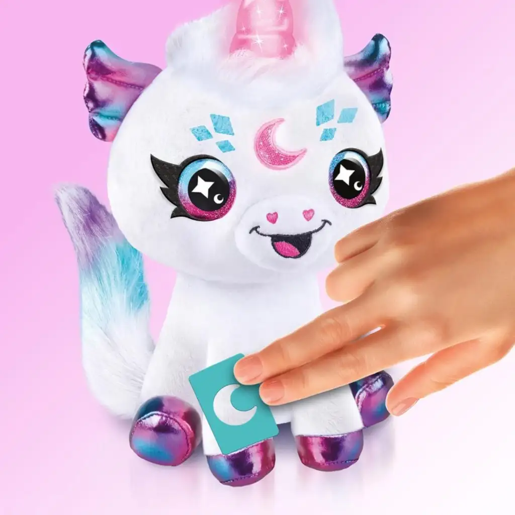Style 4 Ever färbbares Plüsch-Kosmik-Einhorn mit Lichtern kép 2