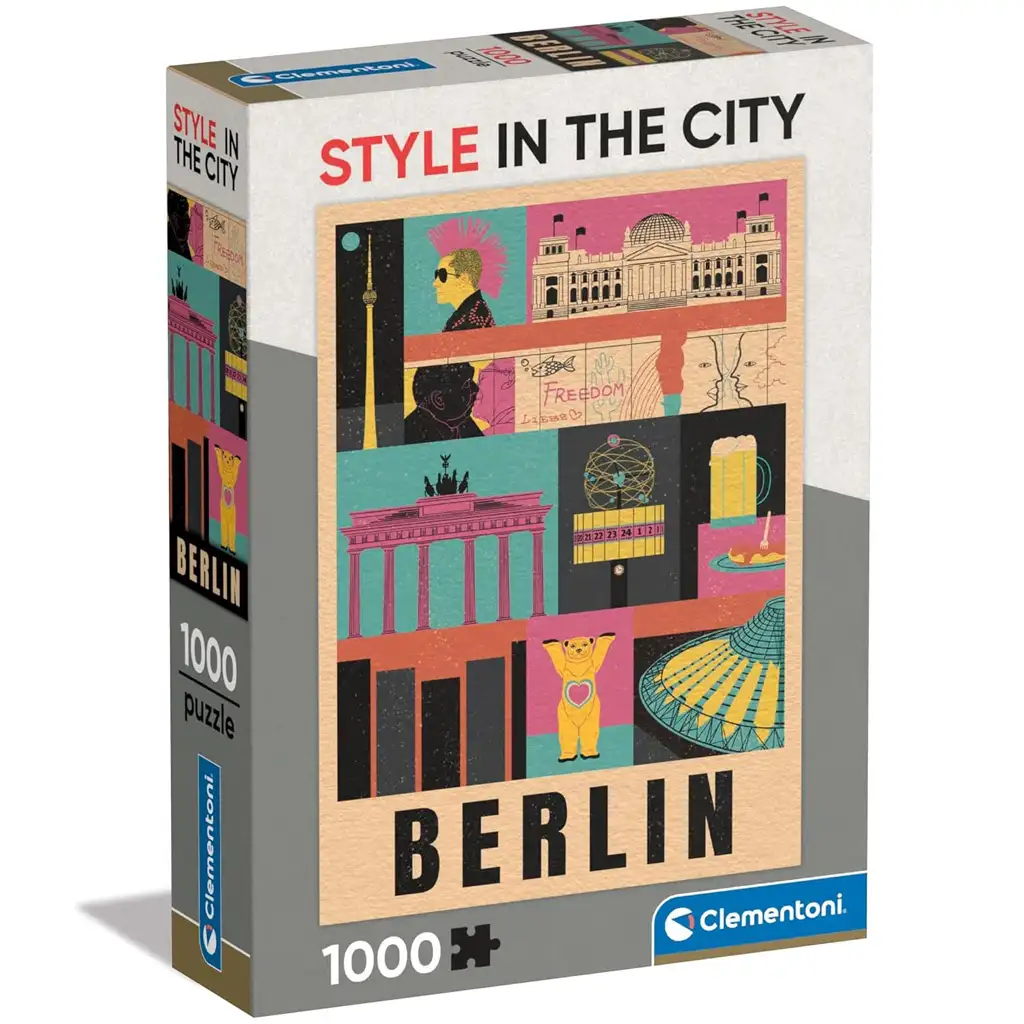 Style in the City Berlin 1000 Teile Puzzle - Clementoni