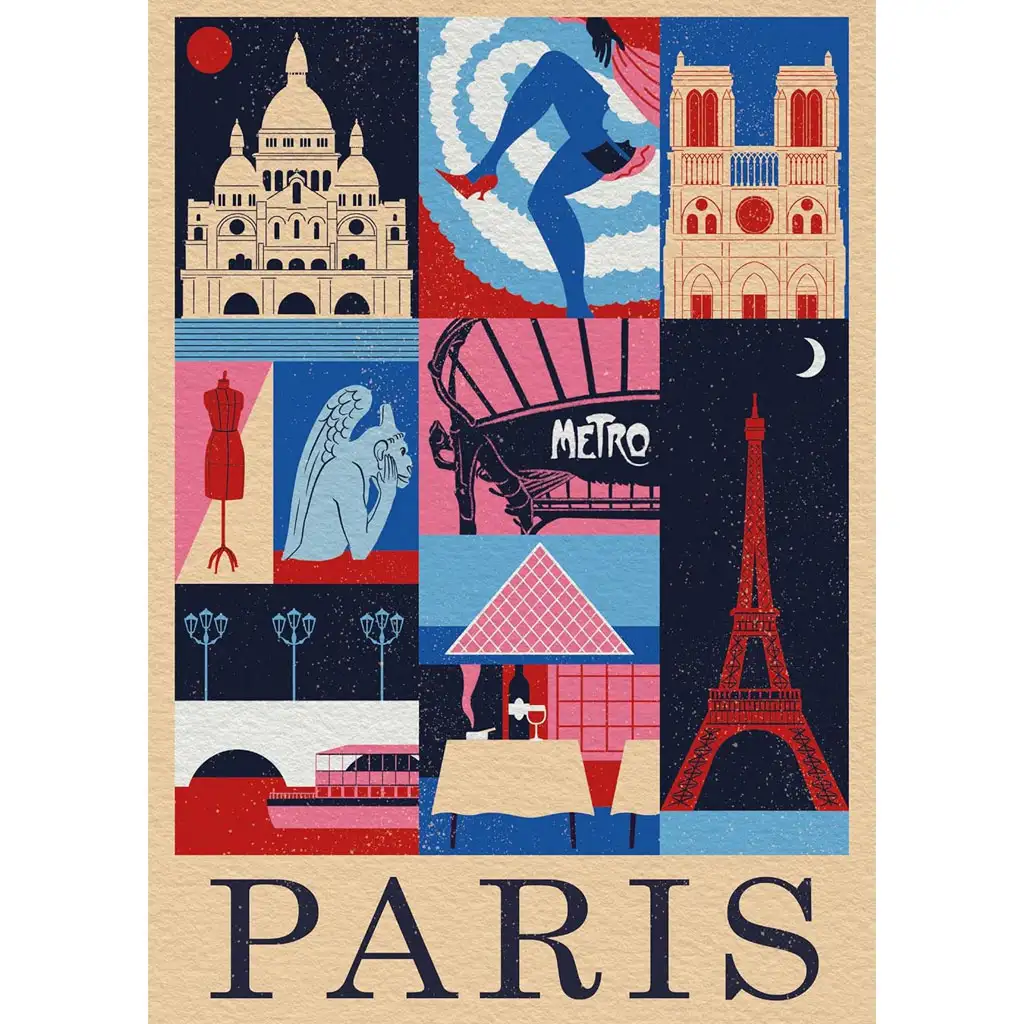 Style in the City Paris 1000-teiliges Puzzle - Clementoni kép 2