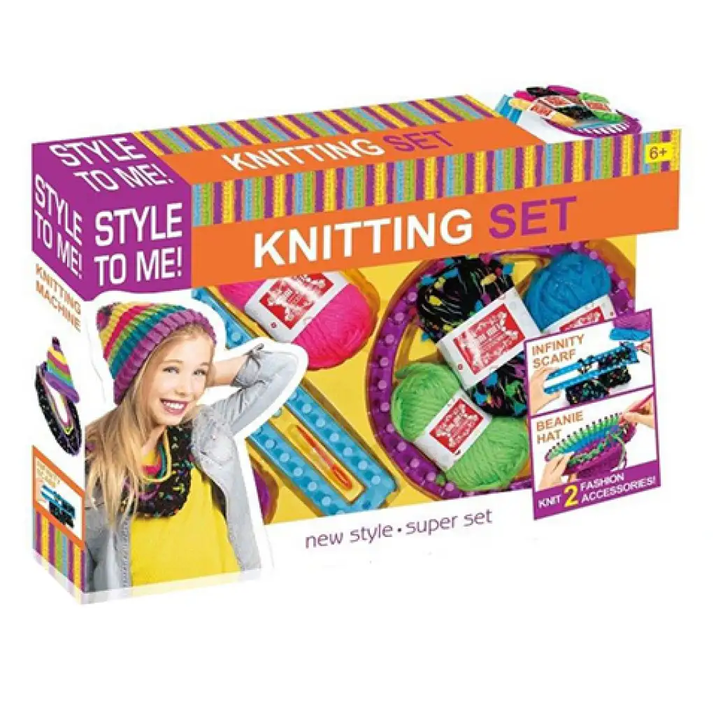 Style to me! Sapkakészítő szövőszett színes fonallal kép 1