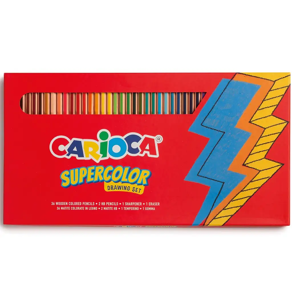 Supercolor 40-teiliges Zeichenset - Carioca