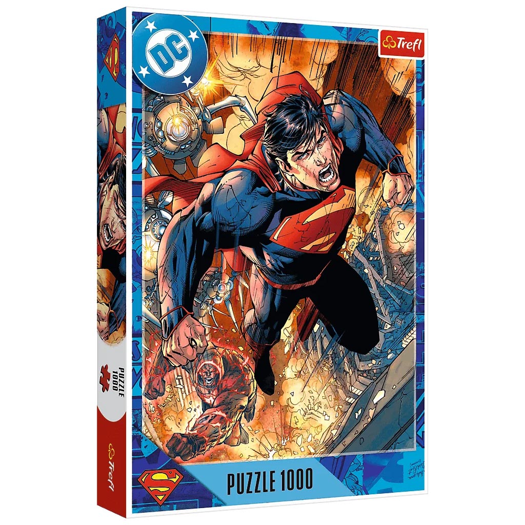 Superman im Einsatz 100-teiliges Puzzle – Trefl