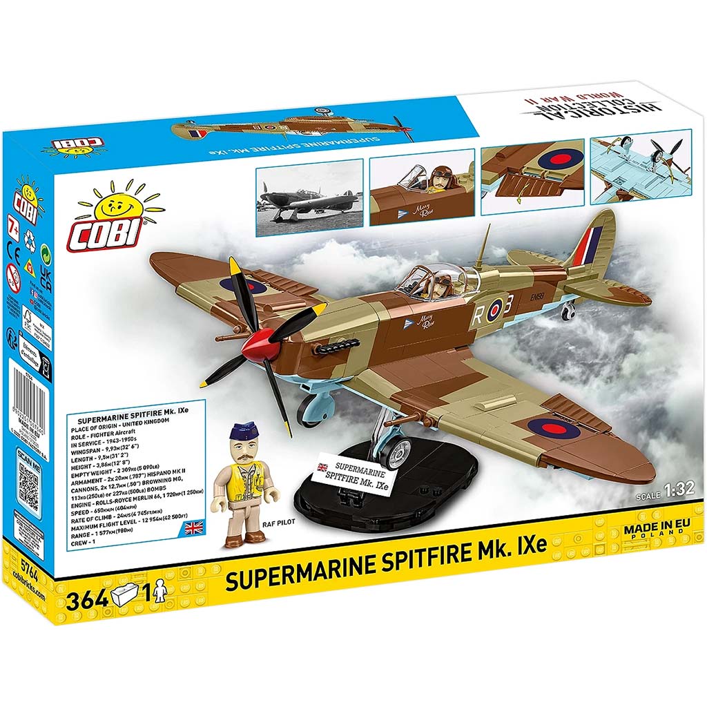 COBI: Supermarine Spitfire Mk. IXe Flugzeug-Bausatz (5764) kép 10